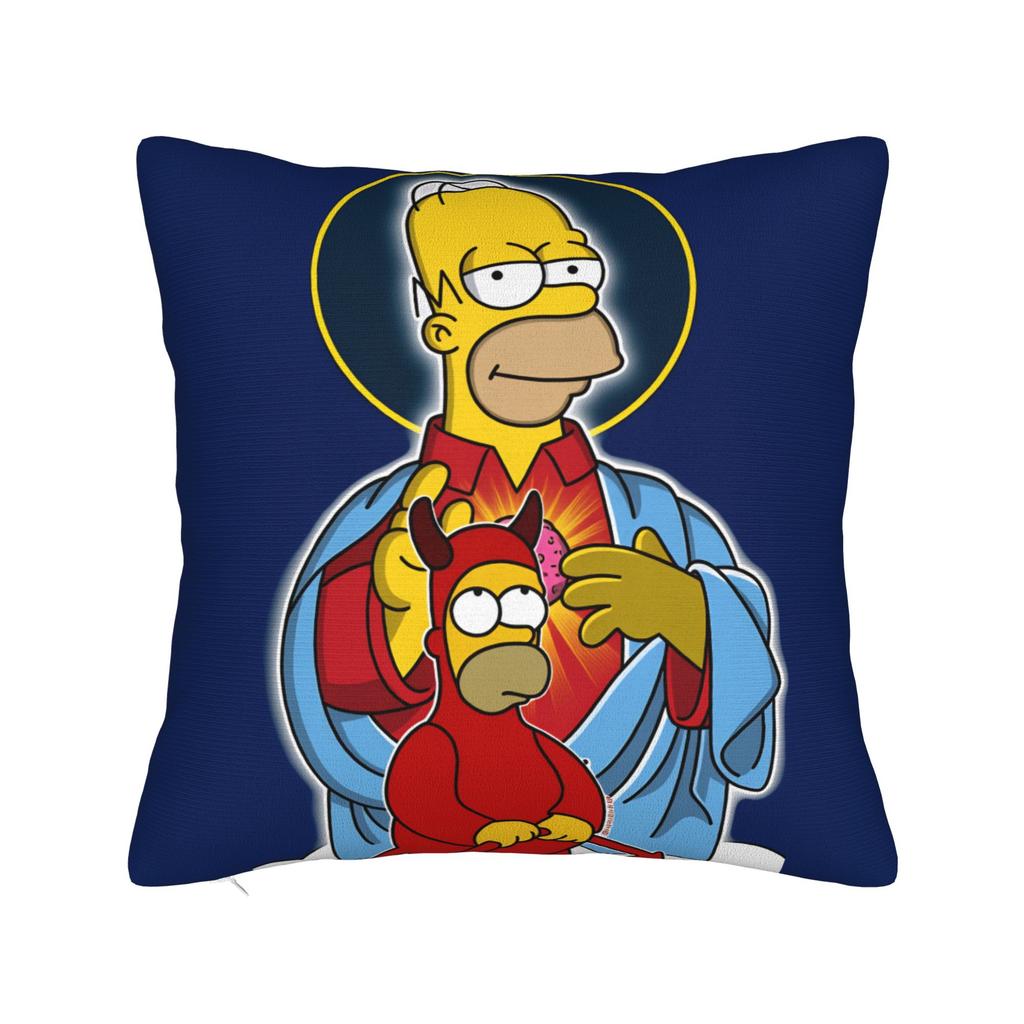 Marge SSimpsons Head Repeat Pattern Pillow Cover Funny Pillow Case For Sofa Home Decor Soft Pillowcases Gift Idea