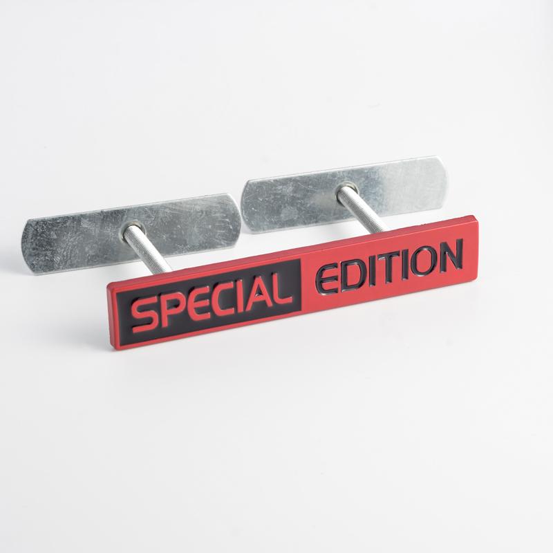 lsfc6 3D Metal Special Edition Logo Car Front Grille Emblem Rear Trunk Badge Decor Sticker For Toyota Ford Nissan Jeep Honda Opel Fiat