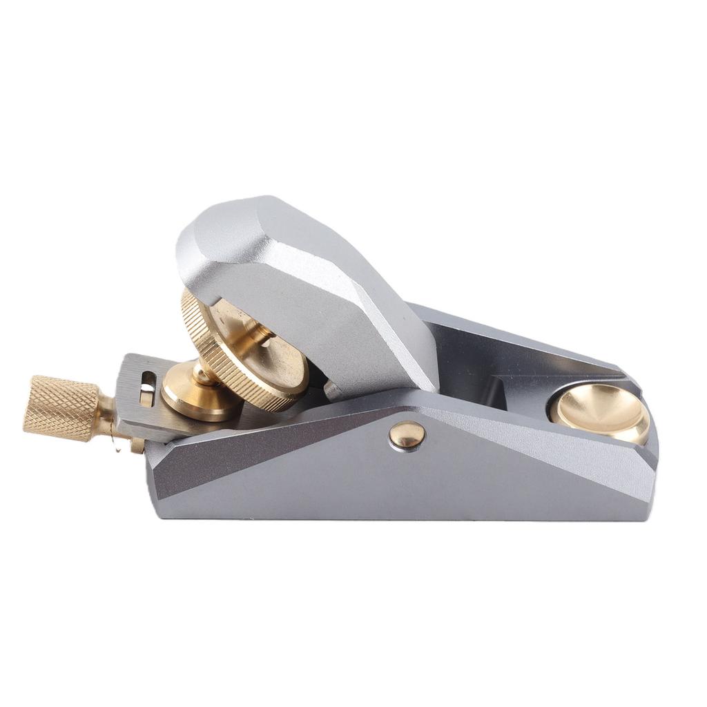 Wood Planer Aluminum Alloy Brass 33 Degree Low Angle Flat Bottomed Hand Plane for Woodworking