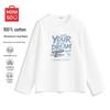MINISO Men's Campus Style Long-Sleeve Tee