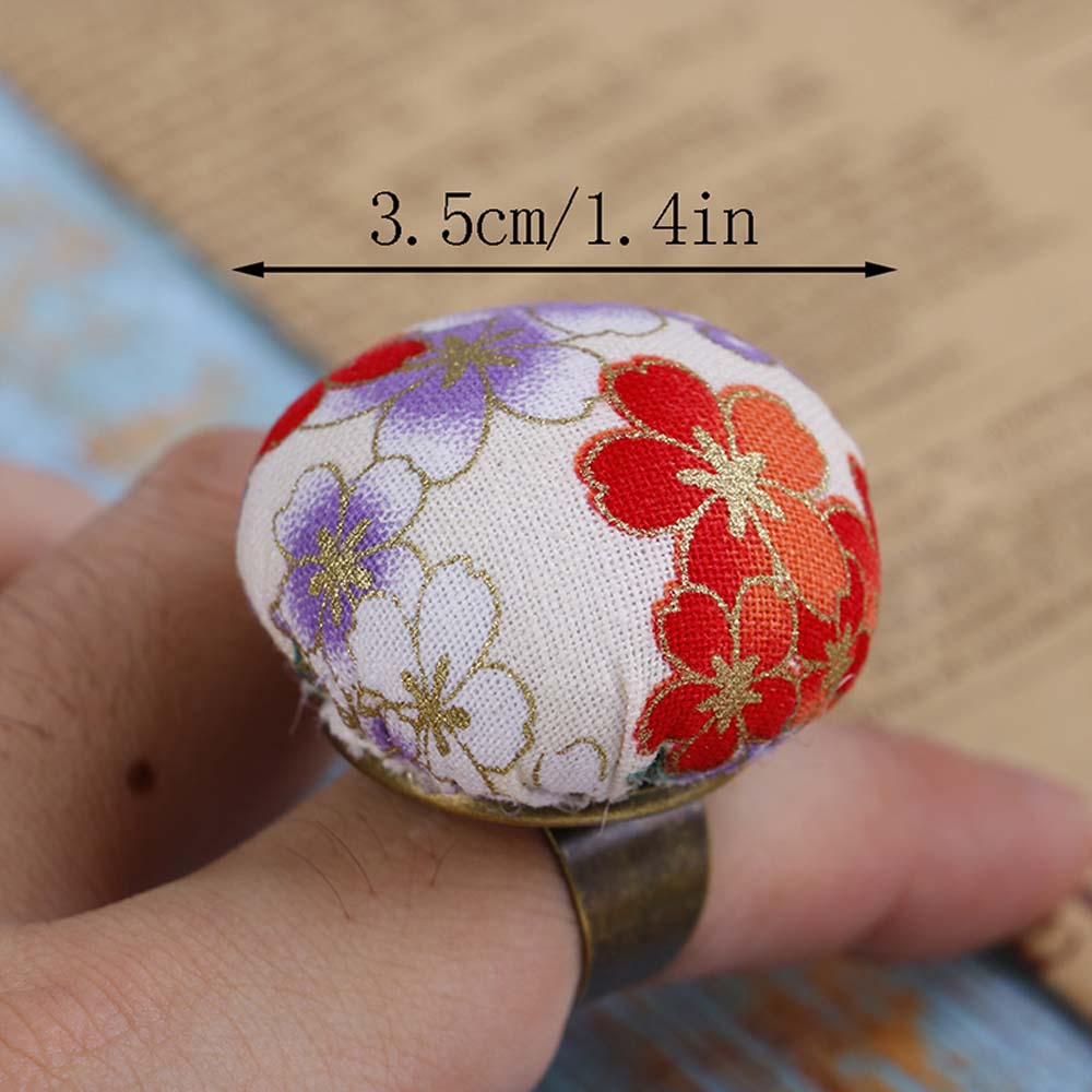 Craft Ring Sewing Tools Fabric Cotton Sewing Accessories Pin Cushion Needle Holder Needle Pillow