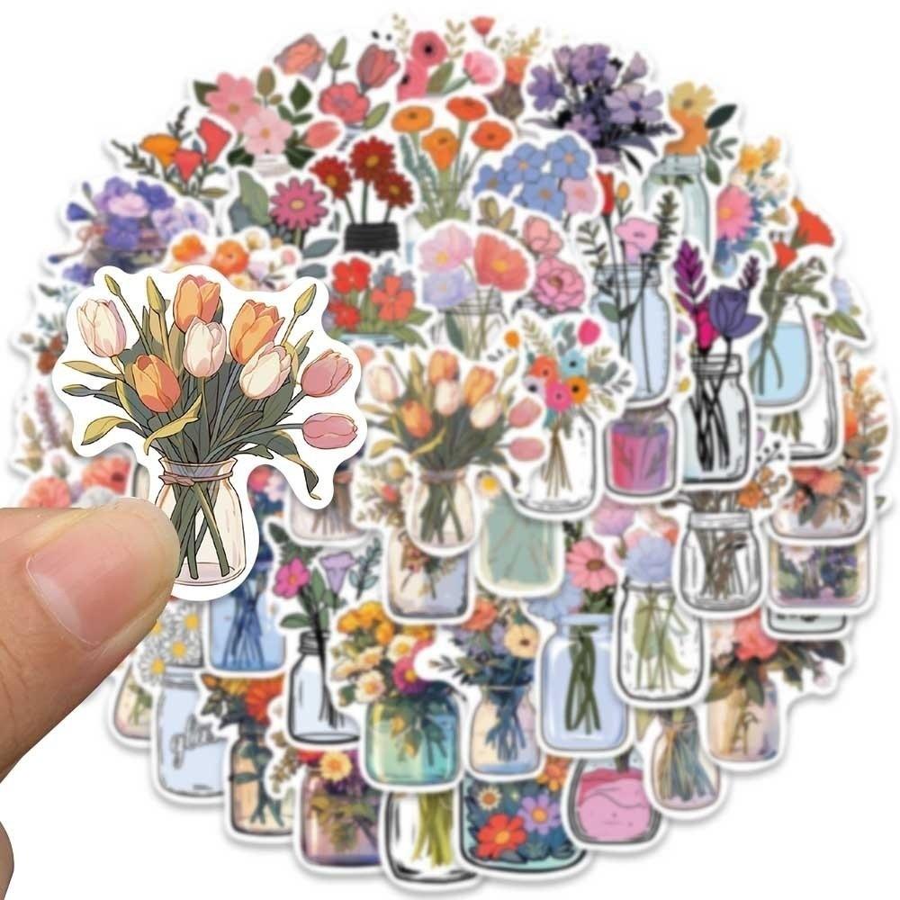 50PCS Waterproof Graffiti Stickers Aesthetic Decoration Sticker  Decor for Water Cup Computer