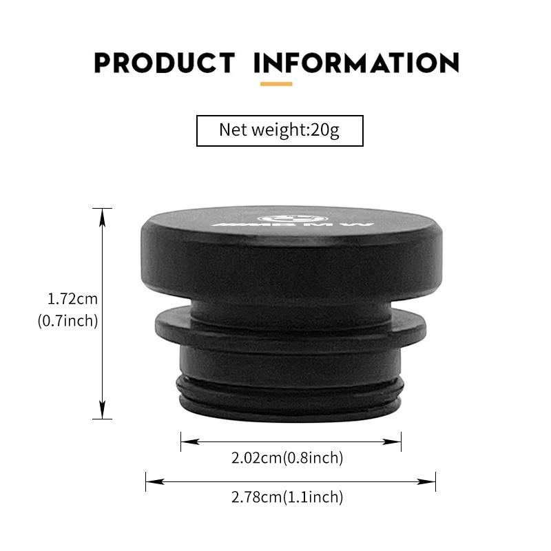 For BMW Car Alloy Cigarette Lighter Plug Cap Socket Dustproof Cover X3 X5 M5 M3 E46 E90 E60 F10 E39 F30 E36 G30 E87 E70 DC8