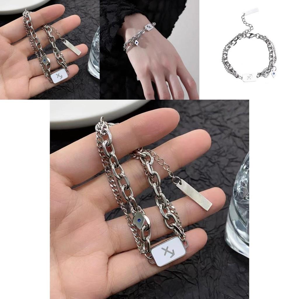 Contemporary Titanium Steel Bracelet For Men And Women Hip Hop Style Personalized Jewelry