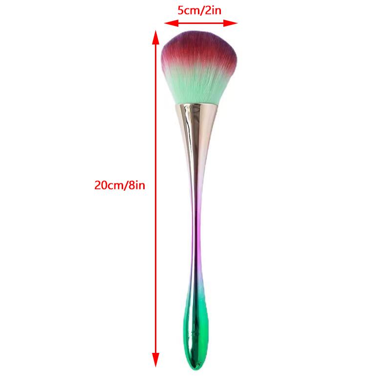 Minimalist Nail Brush For Manicure Art Soft Big Head Gel Polish Dust Cleaning Brushes Nail Art Brush Nail Accessories Tools