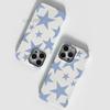 Blue pentagram art simple magnetic attraction advanced sense iPhone16 Apple 15promax film mobile phone case 17