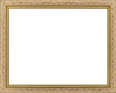 Lightweight Oil Painting Picture Frame GD8201 UV Cut Acrylic Specification with Wall Hook F Size (Gold, F3)