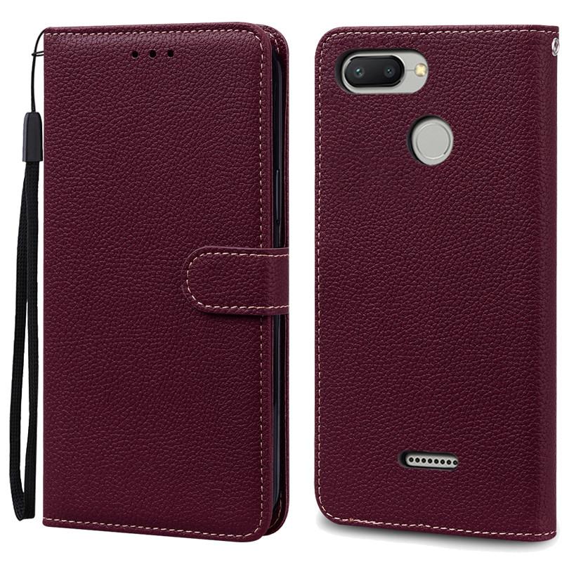 For Xiaomi Redmi 6A Case Redmi 6 Cover Soft Silicon Leather Wallet Flip Case For Xiaomi Redmi 6A 6 a Phone Case With Card Holder