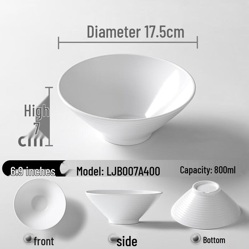 

Melamine Round Noodle Bowl