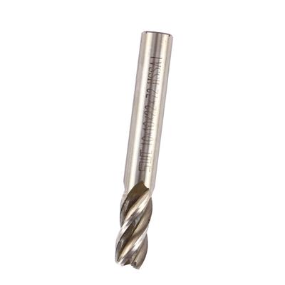 Υψηλής Ποιότητας 4mm12mm HSS CNC Κόφτης Μύλος με 4 Αυλακώσεις και Τσοκ Ευθύ για Τρυπάνι