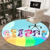 My Little Pony Chair Mat - Round Carpet for Home Decor, Office, Living Room, Bedroom, Gift Idea0233b