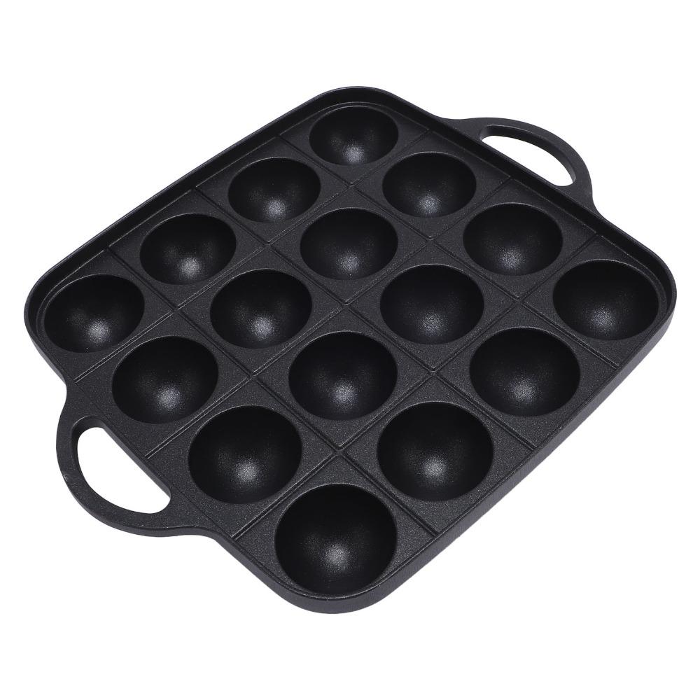 Black Takoyaki Grill Pan Nonstick 16-Hole Cooking Pan Takoyaki Pan  Homemade Japanese Snacks