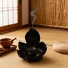 Resin Lotus Tabletop Incense Base Zen Chinese Style Lotus Incense Stick Incense Stick Burner  Spa