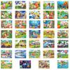 60 Stück Früherziehung Tierpuzzles Lern-Spielset Spielzeug-Set Pädagogisches Set Puzzle Kinder Pädagogisches Spielzeug Zuhause