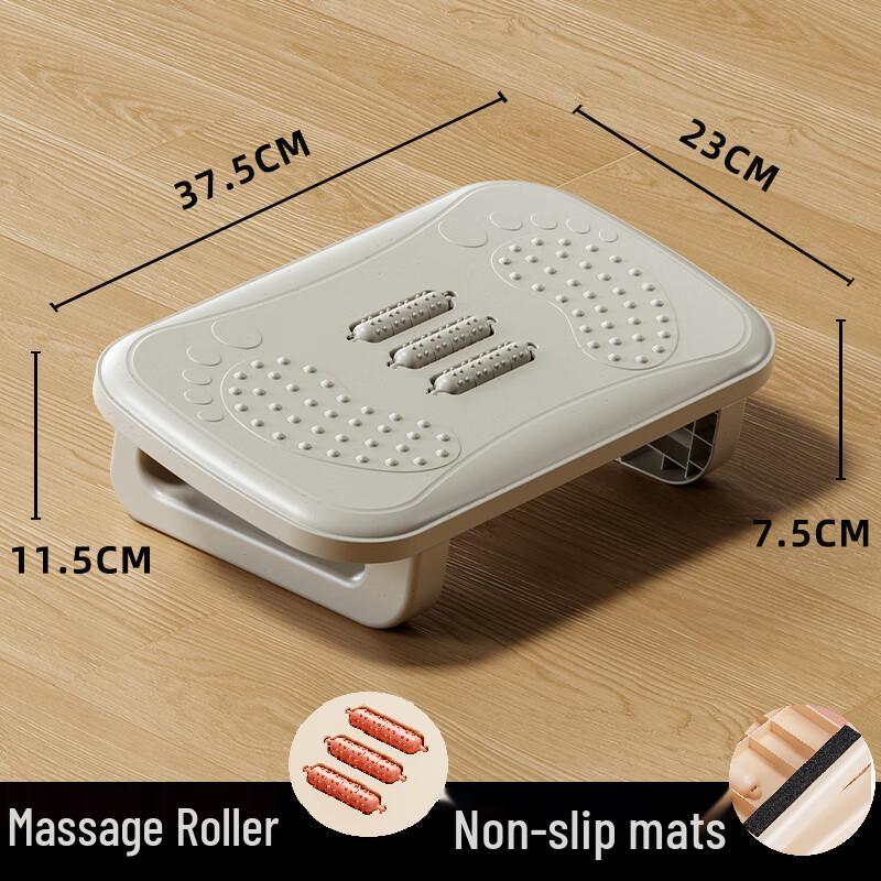 Green Source Ergonomische Fußstütze mit Massage für unter den Schreibtisch