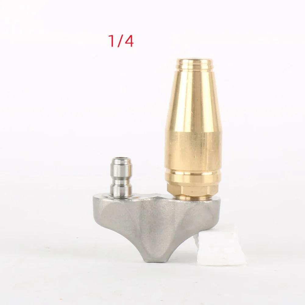 

For Pressure Washer Metal Cleaning Reverse For Turbo Sewer Drain Jetter Nozzle Pressure Washer Tool Clean Ground