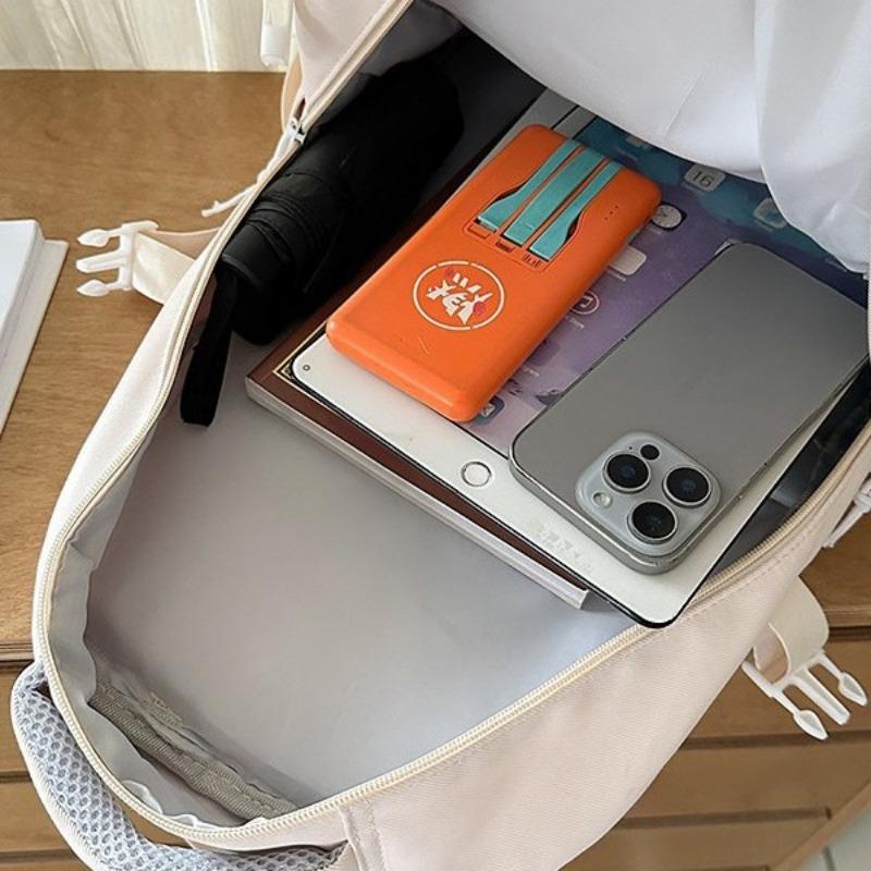 School bag new high-value college style fresh and sweet cute bear backpack junior high school students lightweight large-capacity backpack