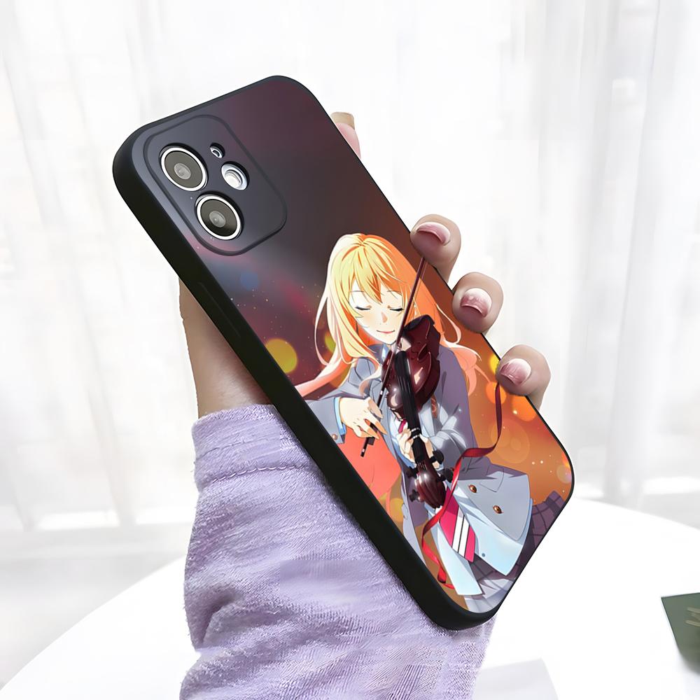 Anime Y-Your Lie In April Phone Case For IPhone 17 Pro Max 15 Pro 16 14 Plus 12 13 Mini 11 Pro Shockproof Soft Cover