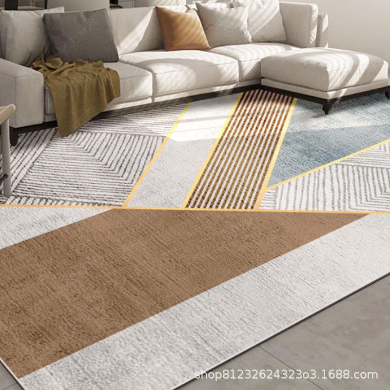 Luxurious Modern Nordic Large Area Carpet for Living Room or Bedroom
