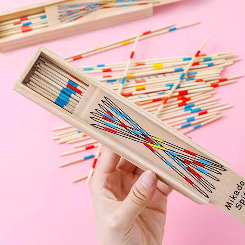 Fun Pick-Up Sticks: Wooden Game for Kids’ Thinking and Family Interaction