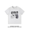 Unisex American Retro Plus Size Cotton Drop Shoulder Tee - Loose Fit for Men, Women & Fat Girls