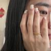 Fresh Diamond Studded Pink Butterfly Rings for Women Gentle Romantic High Quality Cute Tassel Ring Starlight Jewelry Gift