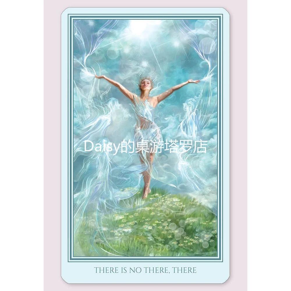 10,4 cm X 7,3 cm Luminous Humanness Oracle Deck Joc de cărți Oracle cu 44 de cărți