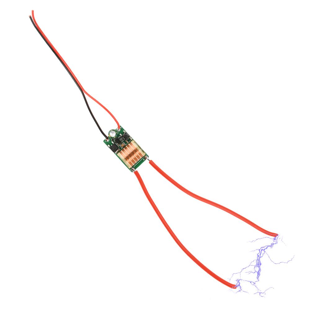 DC 4.2-9V to AC10-20KV micro high voltage ignition module purple high temperature arc small ignition device with switch