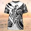 Tattoo Artist Work T-shirt Men's Clothing Round Neck Black White Design Short Sleeve T-shirts DIY Custom Name Trend Uniform Tee