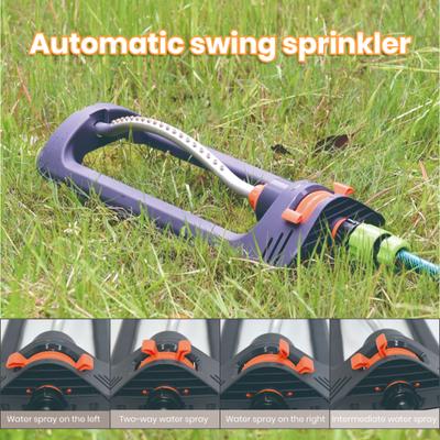 Gartensprinkler, wassersparend, automatisch, um 180 Grad drehbar, 19-Loch-Auslauf, Rasenabdeckungen, Bewässerung, automatischer Schwenksprinkler, Heimversorgung