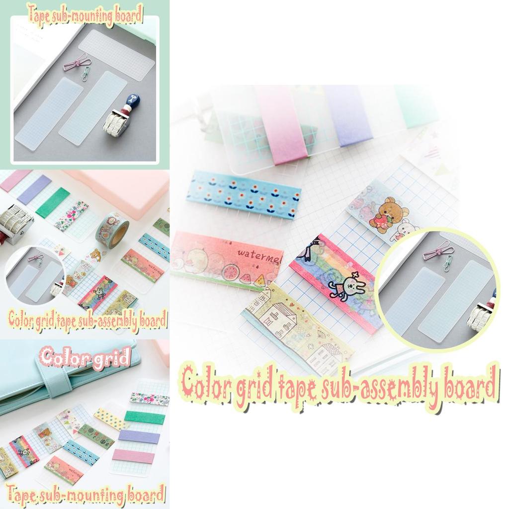 Colorful 1pcs Washi Tape Dispenser Organizer Board For Scrapbooking And Journaling