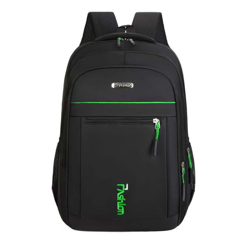 2 New casual backpack large capacity male wear-resistant junior high school college student schoolbag commuter business computer bag