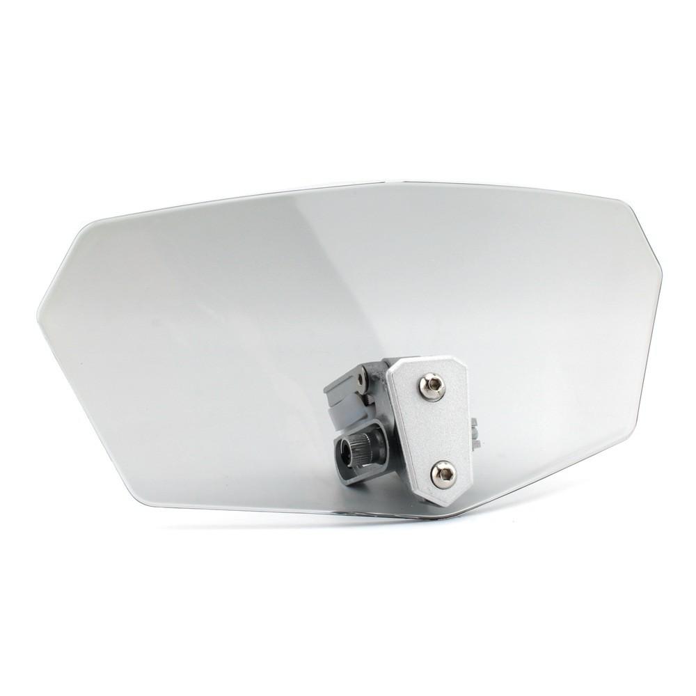 Durable Motorcycle Windshield Screen Available In Clear And Gray Variants