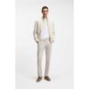 Boss Slim Fit Washable Stretch Cotton Pants Open Grey 50561572075 