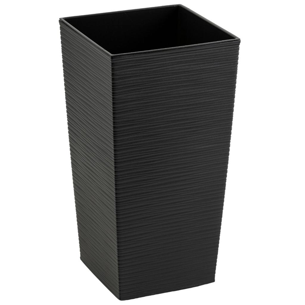 Donica Porto Riflo Czarna H46X25X25 Cm