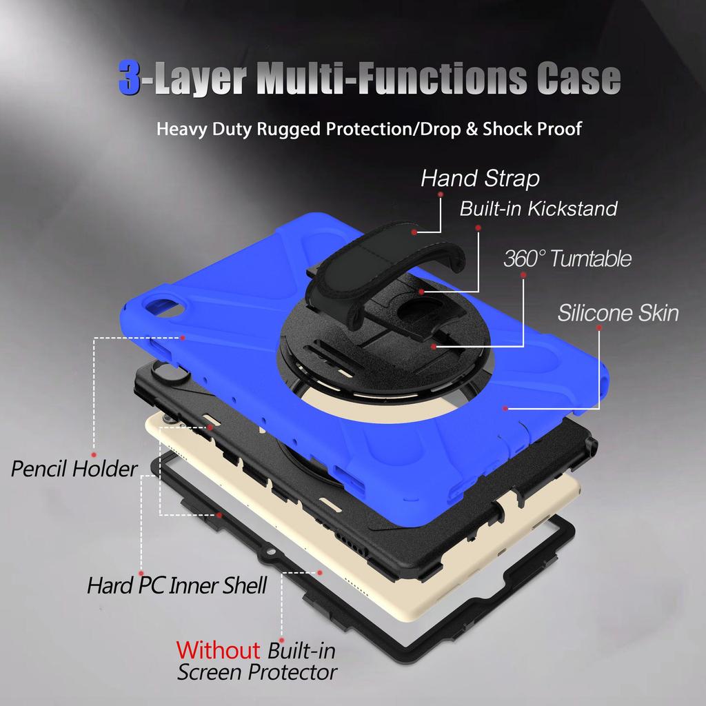 Προστατευτικό Κάλυμμα Huawei Matepad 10.8 ιντσών M6 Τριπλής Στρώσης Ανθεκτικό σε Πτώσεις