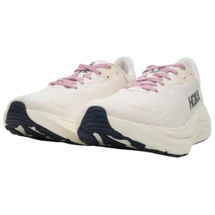 New HOKA ONE ONE Anti Slip Wear Resistant Low Top Running Shoes Women's Beige 1168691-RCRM