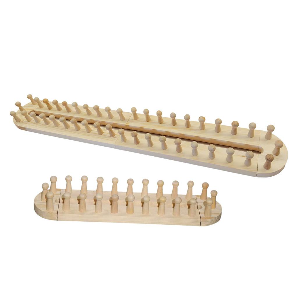 Klobige Deckenwebstuhl Haushalt für Anfänger Holz Strickwebstuhl für DIY Überwurfdecken Schals für DIY Basteln Entspannend Robust