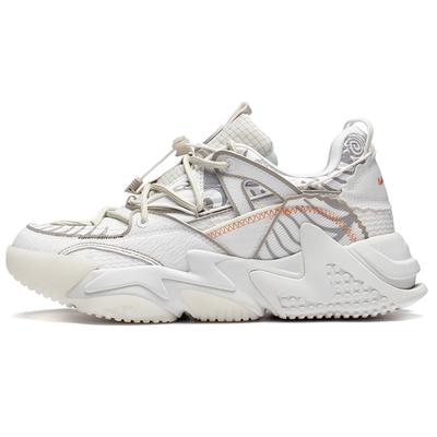 Li Ning CF Tracing Textile, Synthetic Leather Slip Resistant Abrasion Resistant Low Top Sports Casual Shoes Women's AGLR172-5