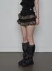 Setup Exe Tutu Mix Skirt Pants / Leopard