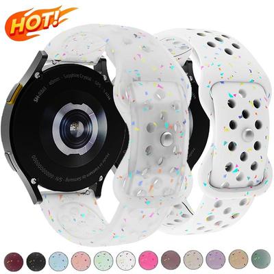 Cinturino in Silicone da 18mm 20mm 22mm per Samsung Galaxy Watch 7 6 5 4 5Pro 6Classic Braccialetto per Huawei Watch GT5 4Pro 3 46mm Cinturino da 18mm
