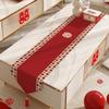 Table Flag Housewarming New Home Decoration Red Tea Party Tea Flag Cloth Coffee Table Wedding Atmosphere Festive Tablecloth