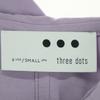 three dots made in Japan Long sleeve Spring coat S purple Hoodie Women Used