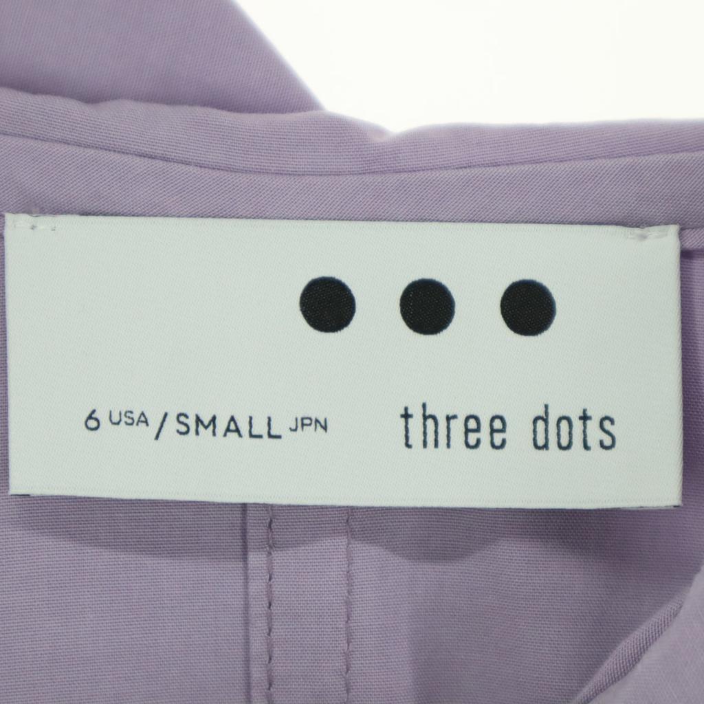 three dots made in Japan Long sleeve Spring coat S purple Hoodie Women Used
