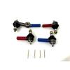 RH Side Steering Tie Rod End Kit Set 4 For Willys CJ2A Mahindra Jeeps 11/16" L52