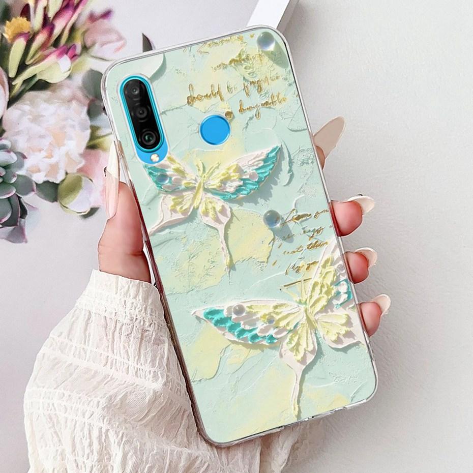 Cute Cartoon Case For Huawei P30 Lite P30 Pro Soft Silicone TPU Back Cover For Huawei P30lite P 30 P30Pro Phone Cases