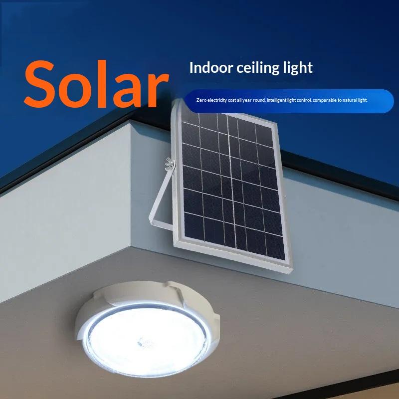 Solar Lights Home Top Ceiling House Indoor Outdoor Garden Pandent Light Panel Lamp Fixture For Corridor Garden Living Room