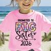 Letter Printed Casual Versatile Top Summer Fashion Girls' Short Sleeved T-shirt Funny Children Tops