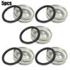 1-8 Pcs 18mm Motorcycle Upper Pump Master Cylinder Brake Pump Oil Window Mirror Sight Glass Rubber Gasket