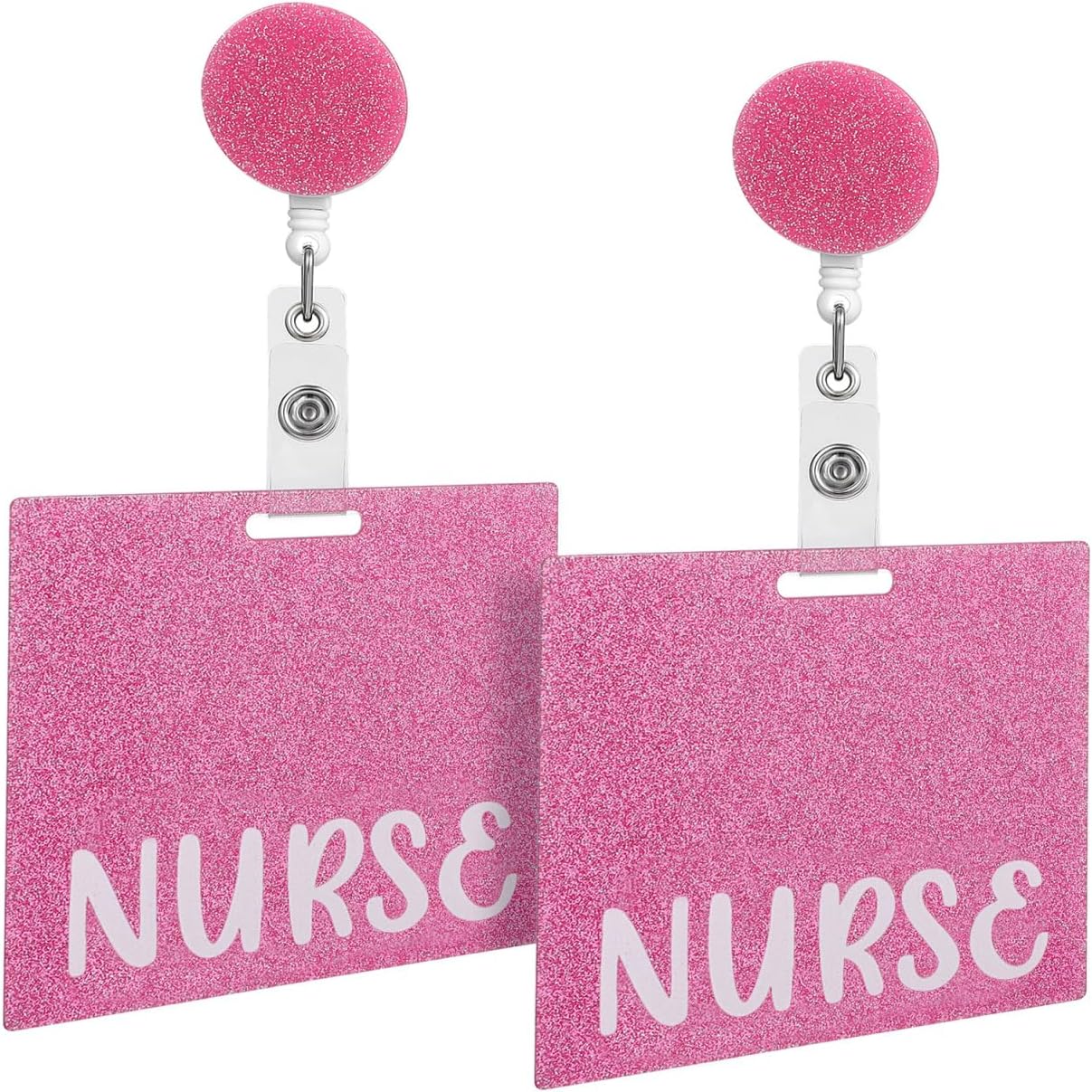 

2 шт. Милые карточки-бейджики медсестры, горизонтальные держатели для ID-карт для медсестер, портативные аксессуары для держателя бейджа, подарок для медицинских работников